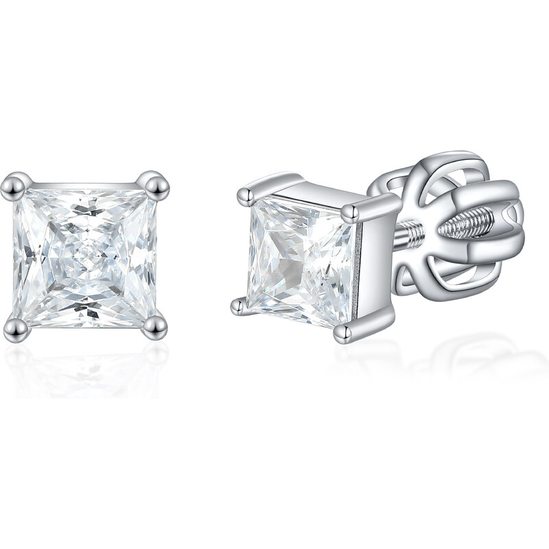 Olivie Strieborné náušnice ŠTVOREC 8383 49010923