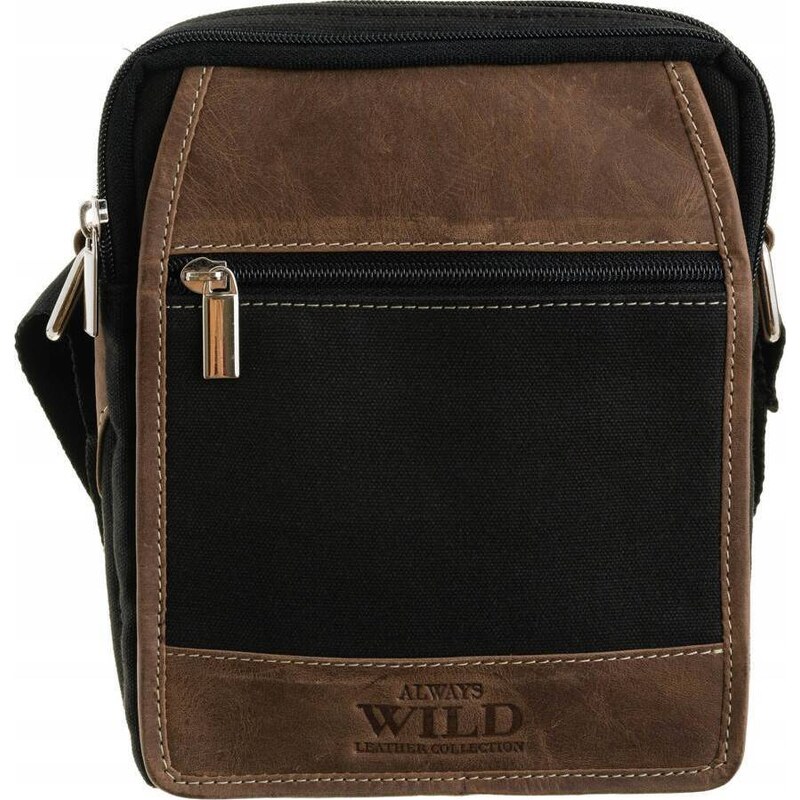 Always Wild Hnedo-čierna messenger taška [DH] 251-MHC 49010124
