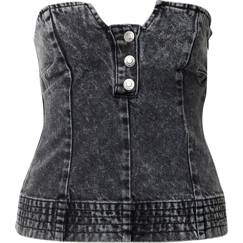 Hosbjerg Top Leah čierny denim 63144848