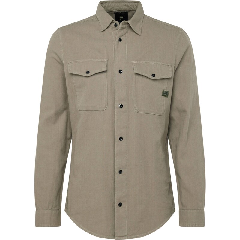 G-STAR Košeľa Marine olivová 50223715