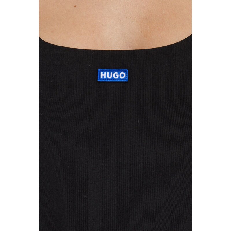 Body Hugo Blue dámske,čierna farba,50510845