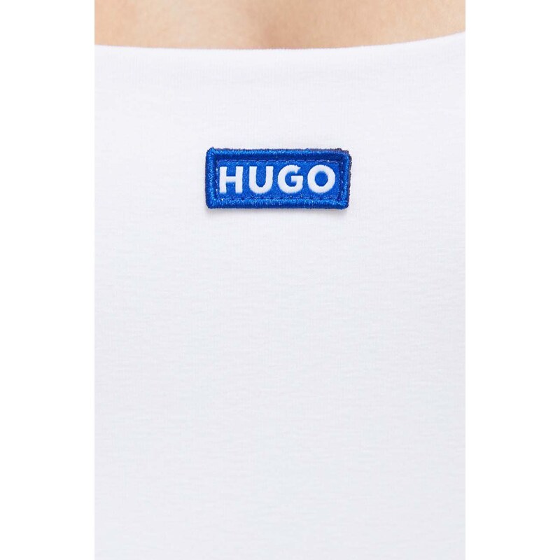 Body Hugo Blue dámske,biela farba,50510845