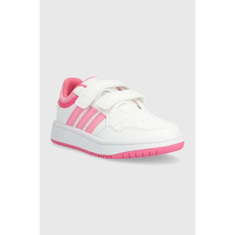 Detské tenisky adidas Originals HOOPS 3.0 CF C ružová farba