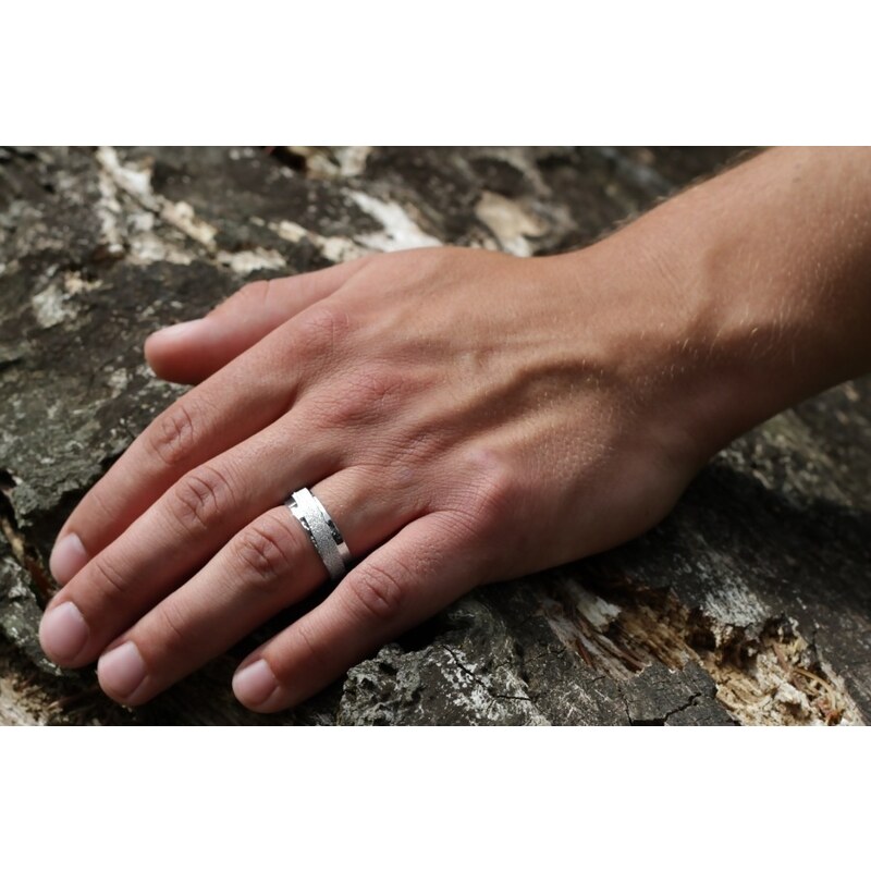 Ligot Oceľový prsteň pre mužov a ženy
