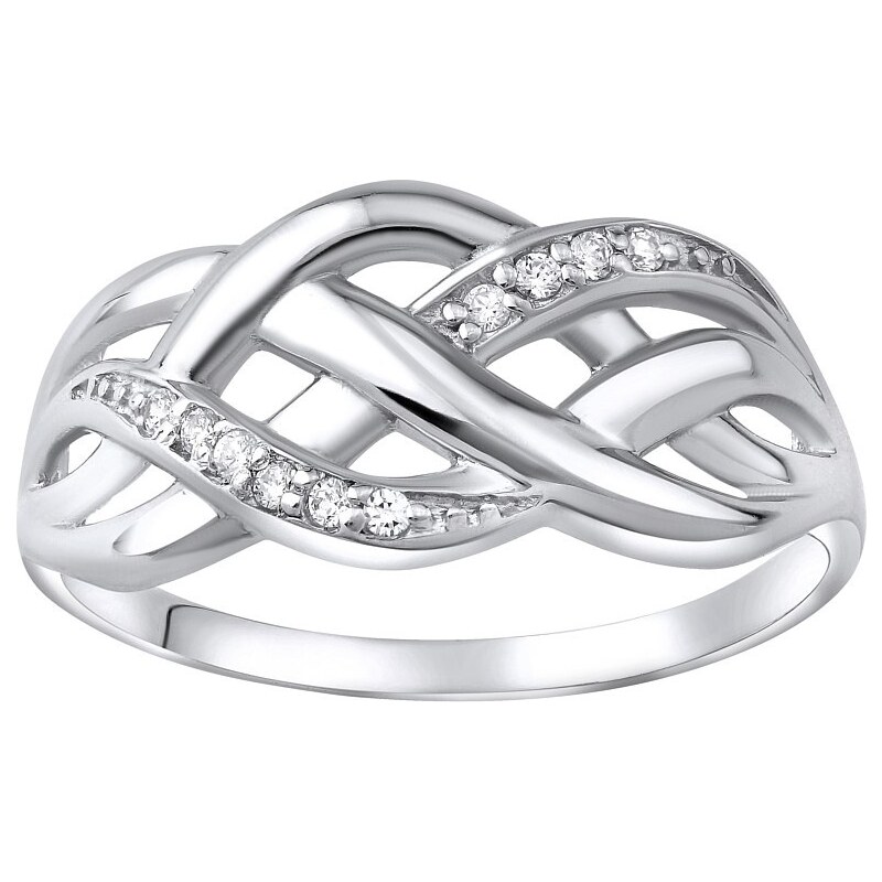 Ligot Luxusný strieborný prsteň ELISEE so zirkónmi 49018584