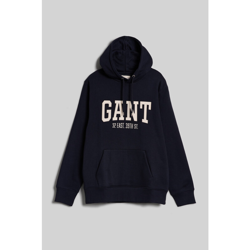 MIKINA GANT ARCH HOODIE EVENING BLUE 49041272