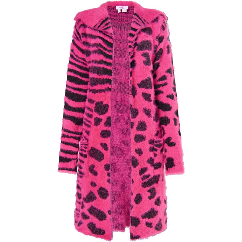 MYMO Kardigán Keepsudry neónovo ružová / čierna 54269254