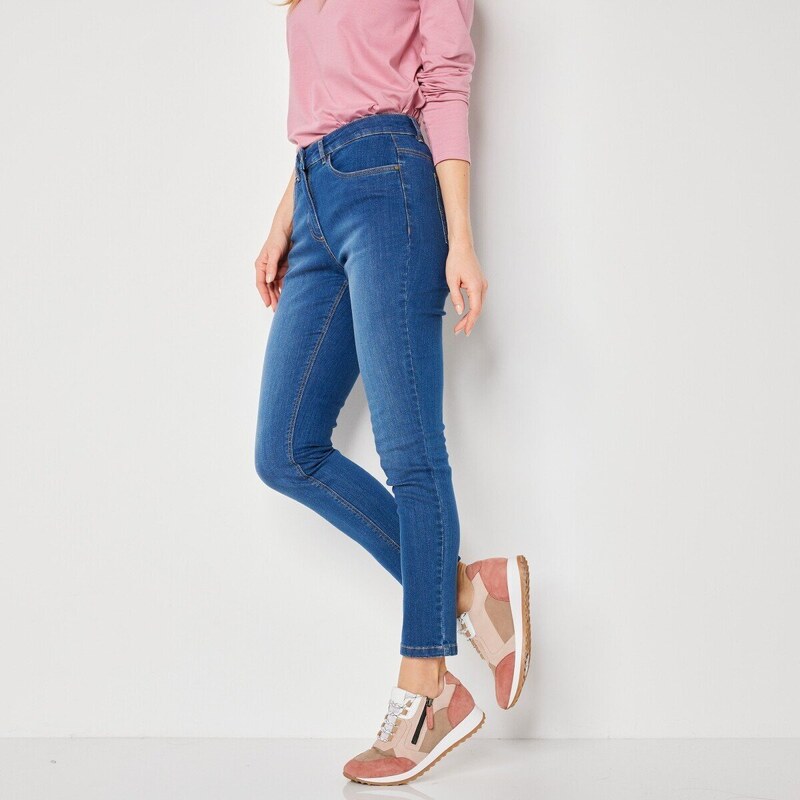 7/8 úzke džínsy modrá 038 Blancheporte 48957829