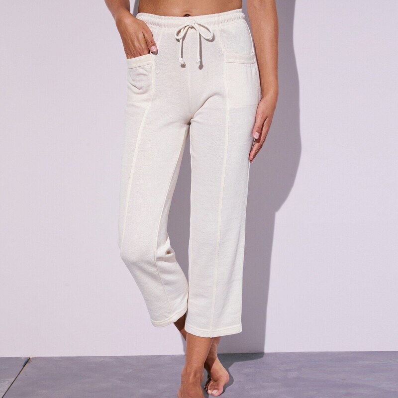 Moltonové 7/8 nohavice ražná 050 Blancheporte 48126029