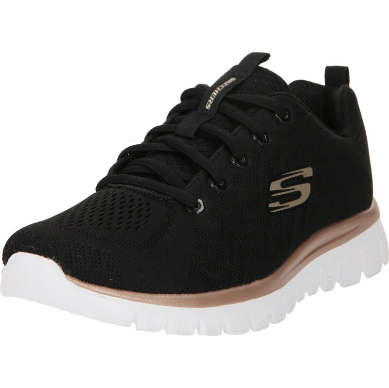 SKECHERS Nízke tenisky Graceful Get Connected piesková / čierna 62158151
