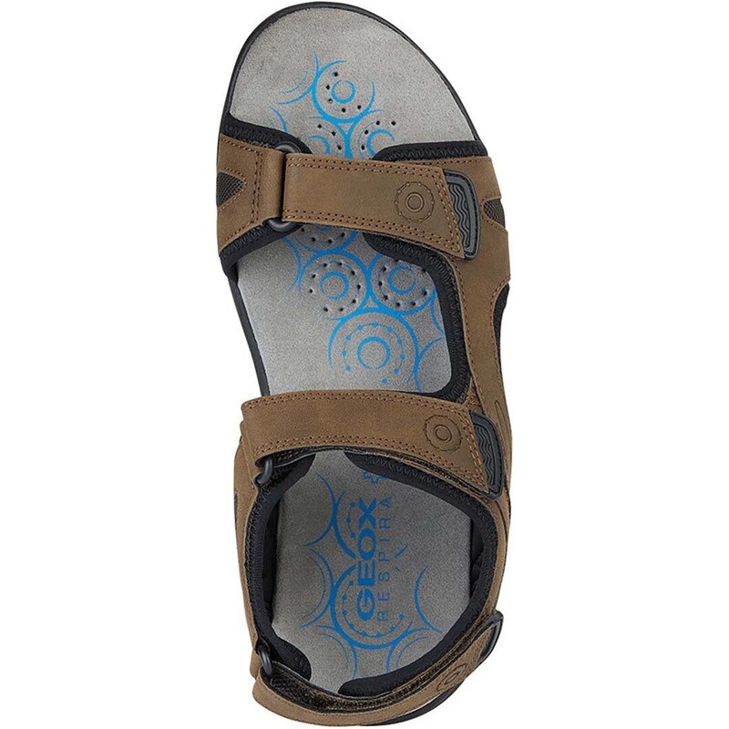 Sandále Geox U SPHERICA EC5 pánske, hnedá farba, U25ELA 0BC14 C6009