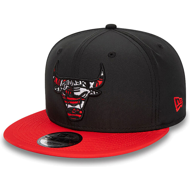 New Era Chicago Bulls Infill Black 9FIFTY Snapback Cap 65398883