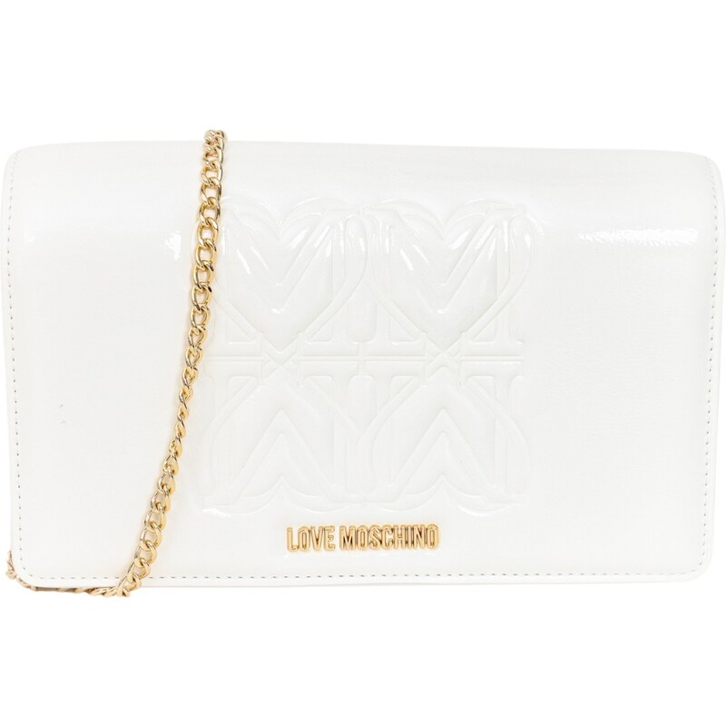 LOVE MOSCHINO Tangled White crossbody kabelka 49064110