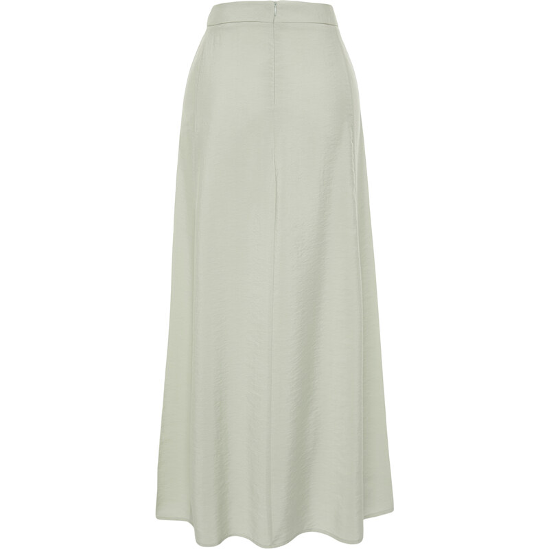 Trendyol Mint Modal A-line Maxi Length Woven Skirt