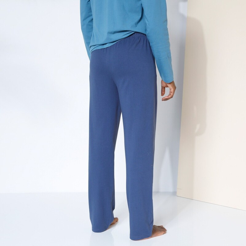 Blancheporte Jednofarebné pyžamové nohavice nám. modrá 042