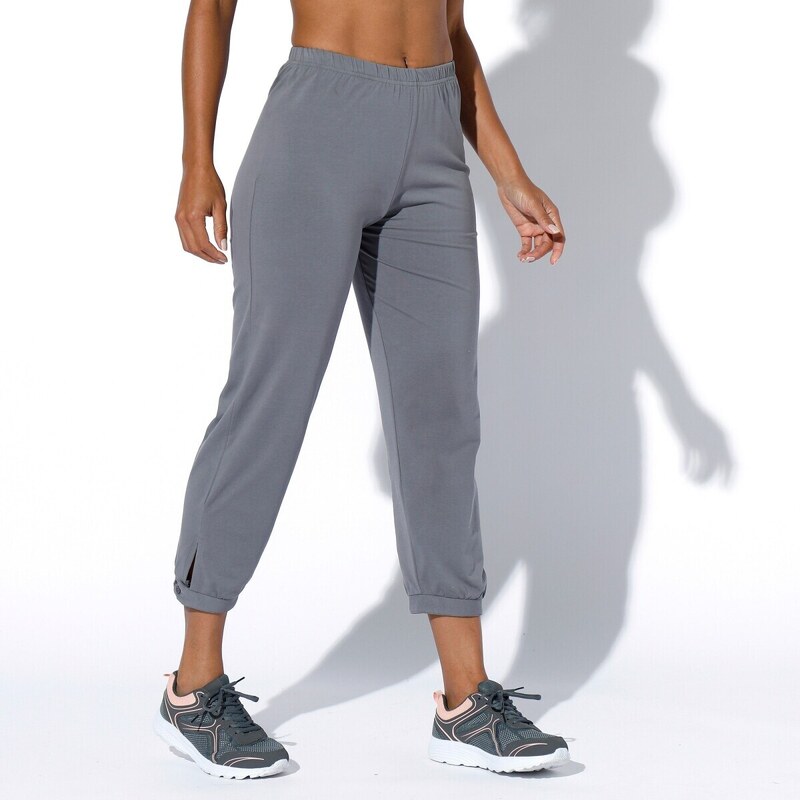 7/8 nohavice zakončené manžetou sivá 036 Blancheporte 49063376