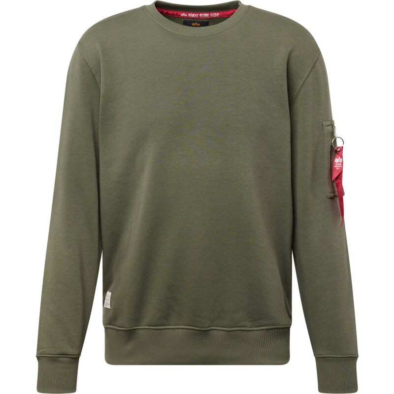 ALPHA INDUSTRIES Mikina antracitová / zelená / červená / biela 66371818