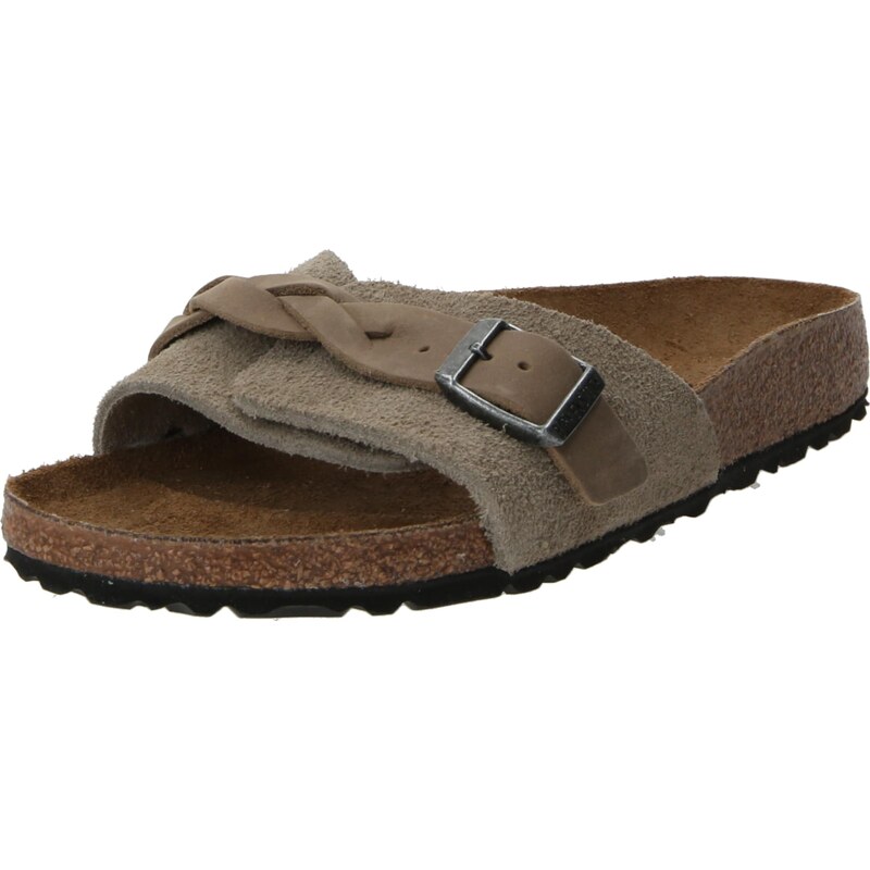 BIRKENSTOCK Šľapky Oita hnedá / tmavošedá 54296004