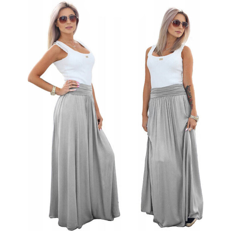 Fashionweek Dlhá letni sukňa z vzdušného materialu MAXI MF5 / M266 48750056