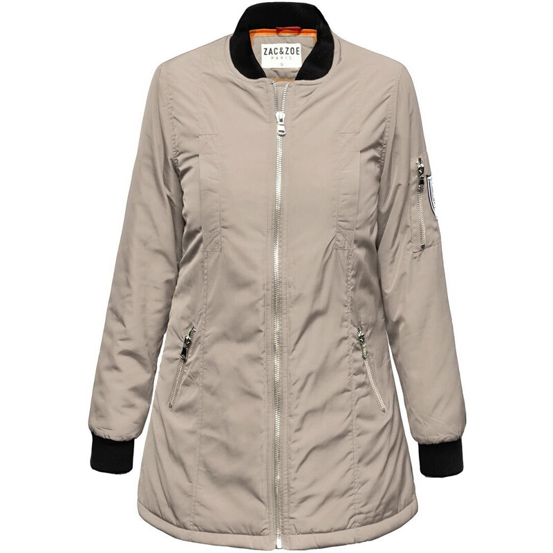 Fashionweek Dámska Bunda bomber parka MILITARY F125 48750250