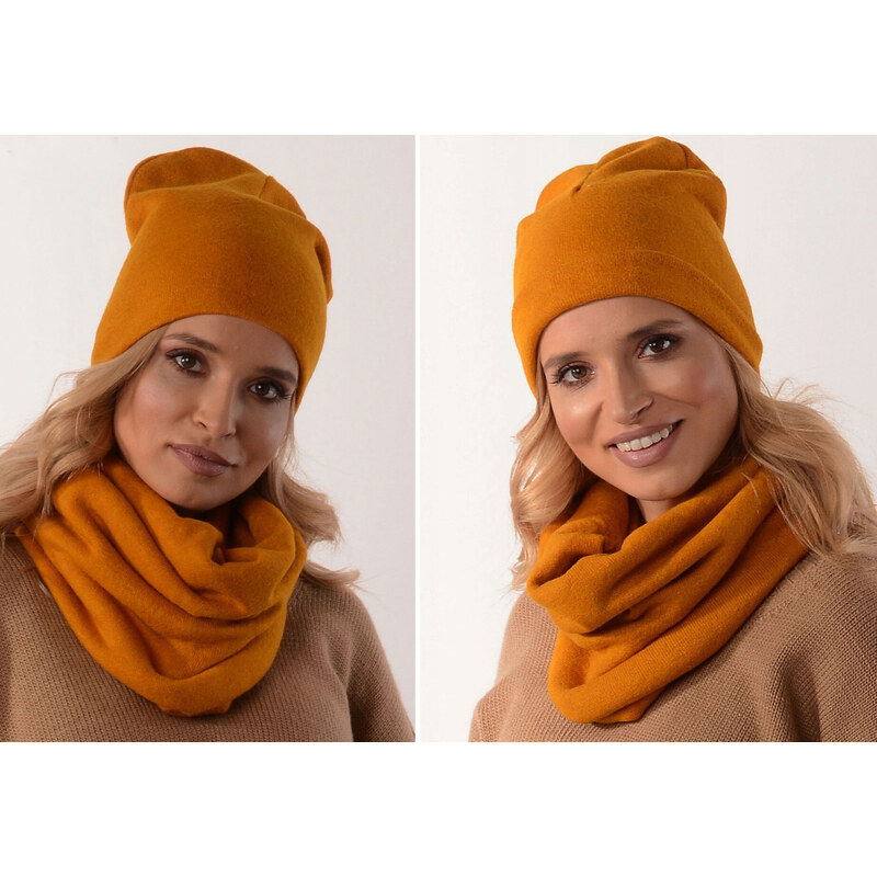 Fashionweek ZIMNÍ SET ČIAPKA A ŠÁL, PLETENÝ TUNEL ZIZI20/K6 48750400