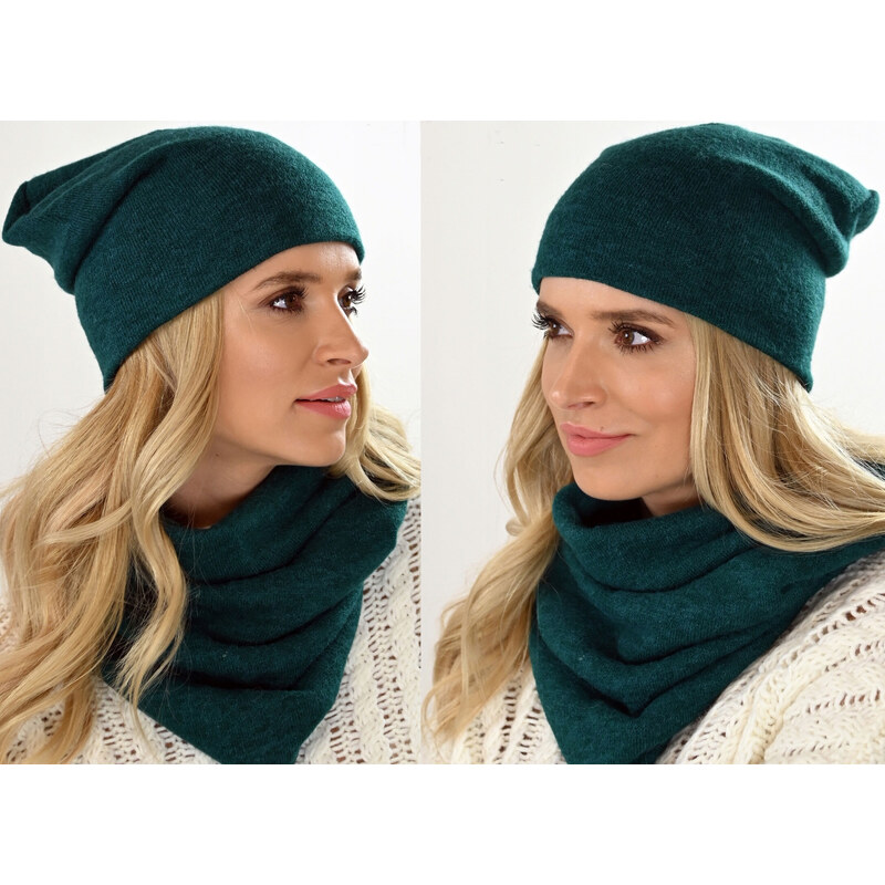 Fashionweek ZIMNÍ SET ČIAPKA A ŠÁL, PLETENÝ TUNEL ZIZI20/K6 48750401