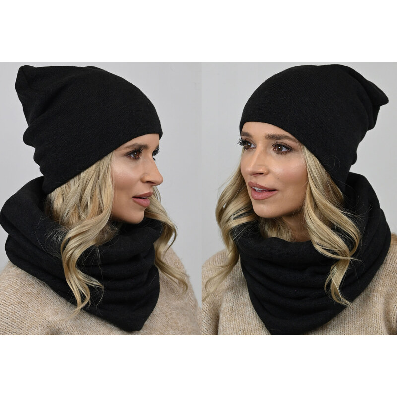 Fashionweek ZIMNÍ SET ČIAPKA A ŠÁL, PLETENÝ TUNEL ZIZI20/K6 48750396