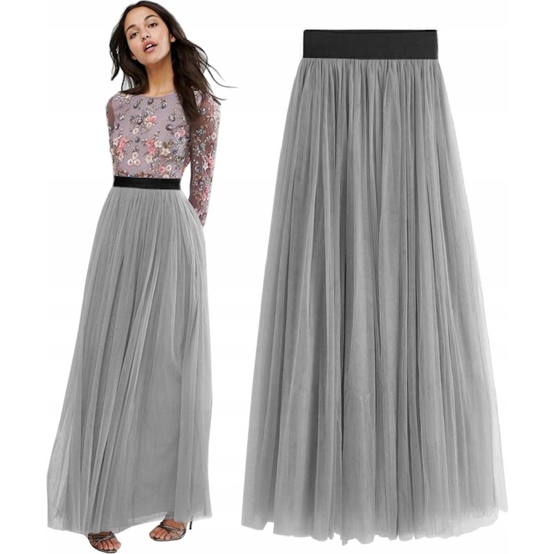 Fashionweek Exkluzívne dlhá tylová sukňa BRAND51 65325731