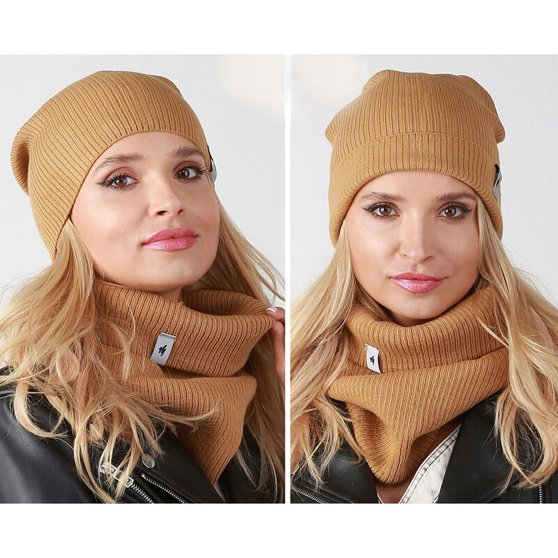 Fashionweek Moderni set čiapka a šál, pletený tunel ZIZI30 48750817