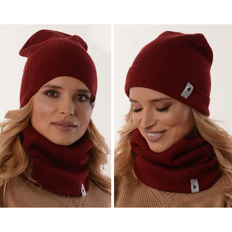 Fashionweek Moderni set čiapka a šál, pletený tunel ZIZI30 48750821