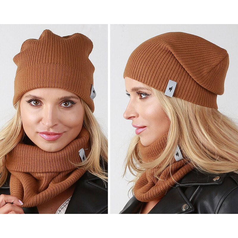 Fashionweek Moderni set čiapka a šál, pletený tunel ZIZI30 48750822