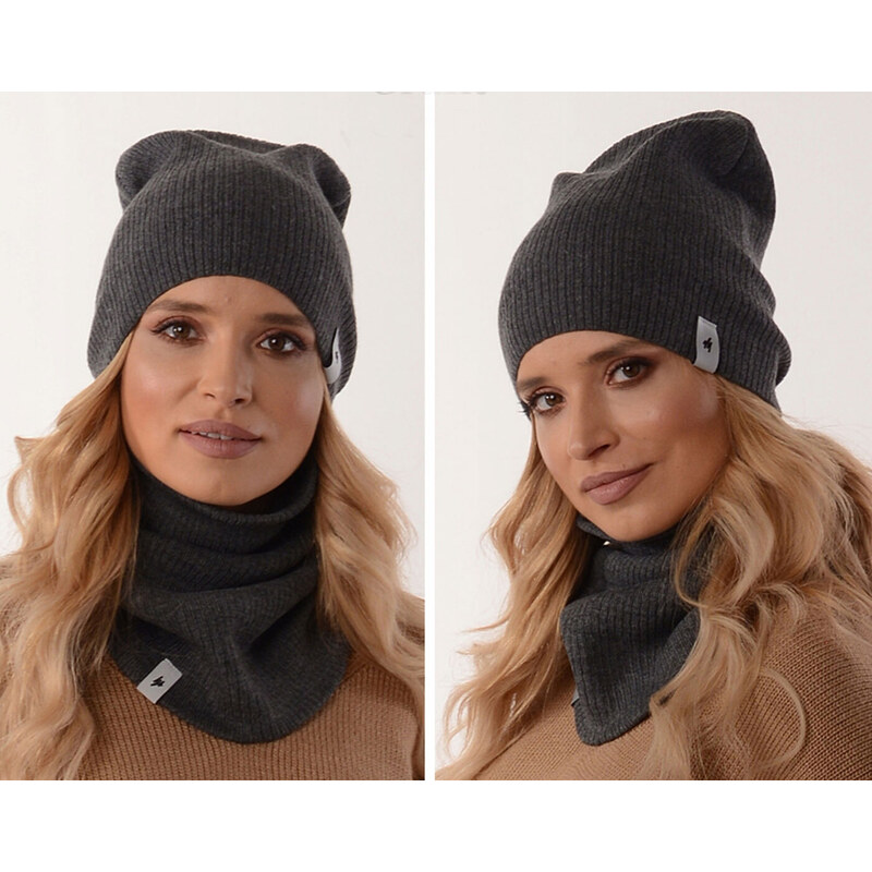 Fashionweek Moderni set čiapka a šál, pletený tunel ZIZI30 48750824