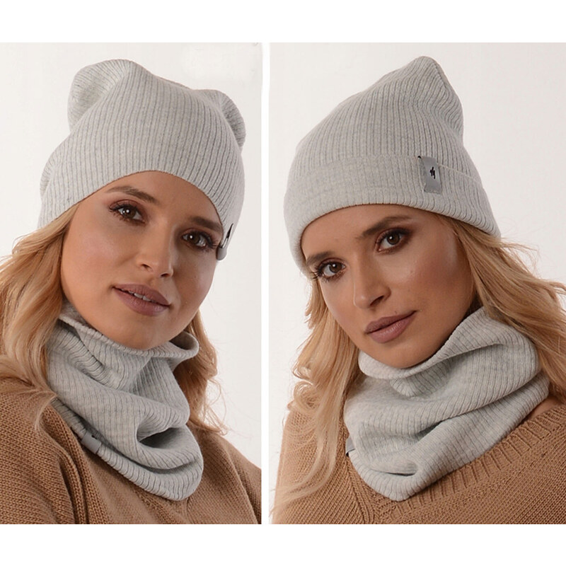 Fashionweek Moderni set čiapka a šál, pletený tunel ZIZI30 48750826
