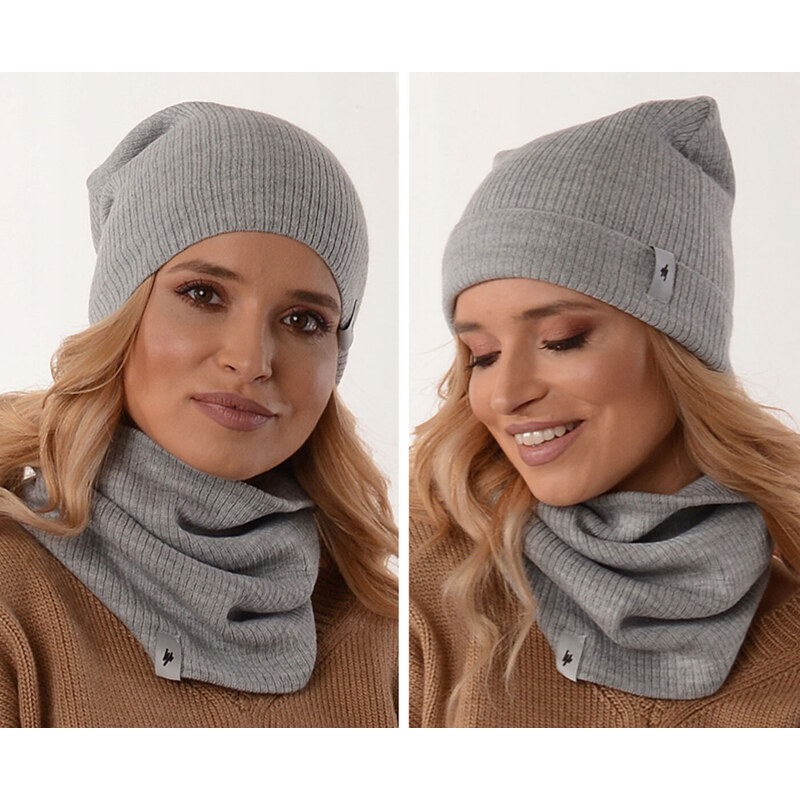 Fashionweek Moderni set čiapka a šál, pletený tunel ZIZI30 48750825