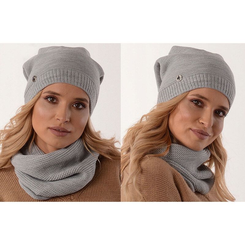 Fashionweek Moderni set čiapka a šál, pletený tunel ZIZI31/B1 48750839