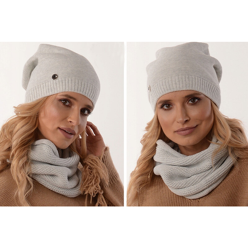 Fashionweek Moderni set čiapka a šál, pletený tunel ZIZI31/B1 48750840