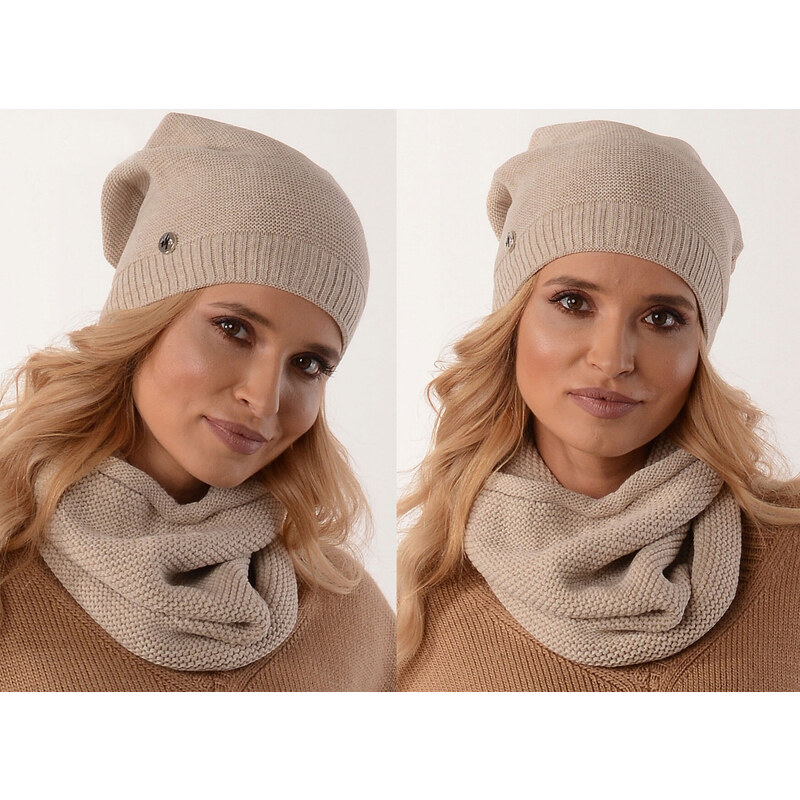 Fashionweek Moderni set čiapka a šál, pletený tunel ZIZI31/B1 48750834