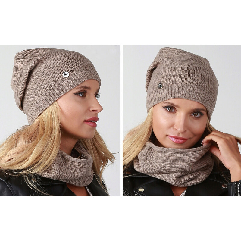 Fashionweek Moderni set čiapka a šál, pletený tunel ZIZI31/B1 48750845
