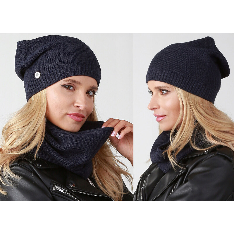 Fashionweek Moderni set čiapka a šál, pletený tunel ZIZI31/B1 48750837