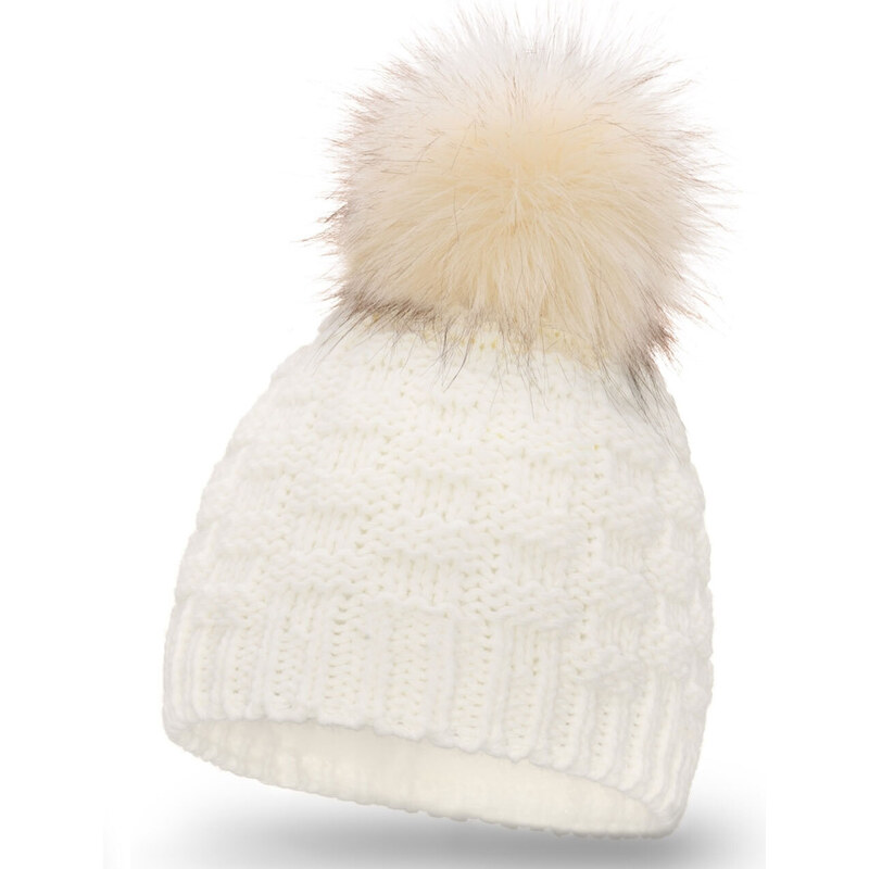 Fashionweek Dámska zimná čiapka s brmbolcom + flísová podšívka Zizi 48750990