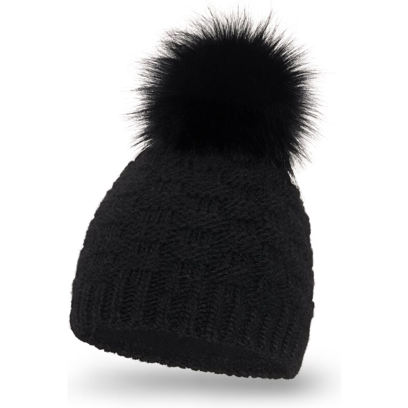 Fashionweek Dámska zimná čiapka s brmbolcom + flísová podšívka Zizi 48750993
