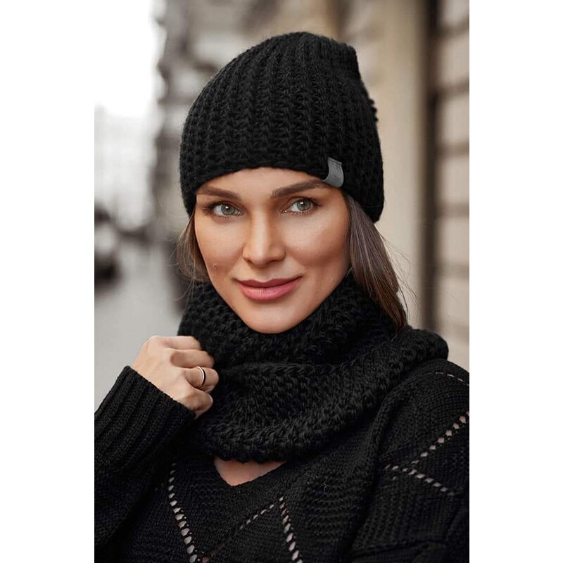 Fashionweek Dámsky zimný set čiapka + šál komin NB1027 48751369