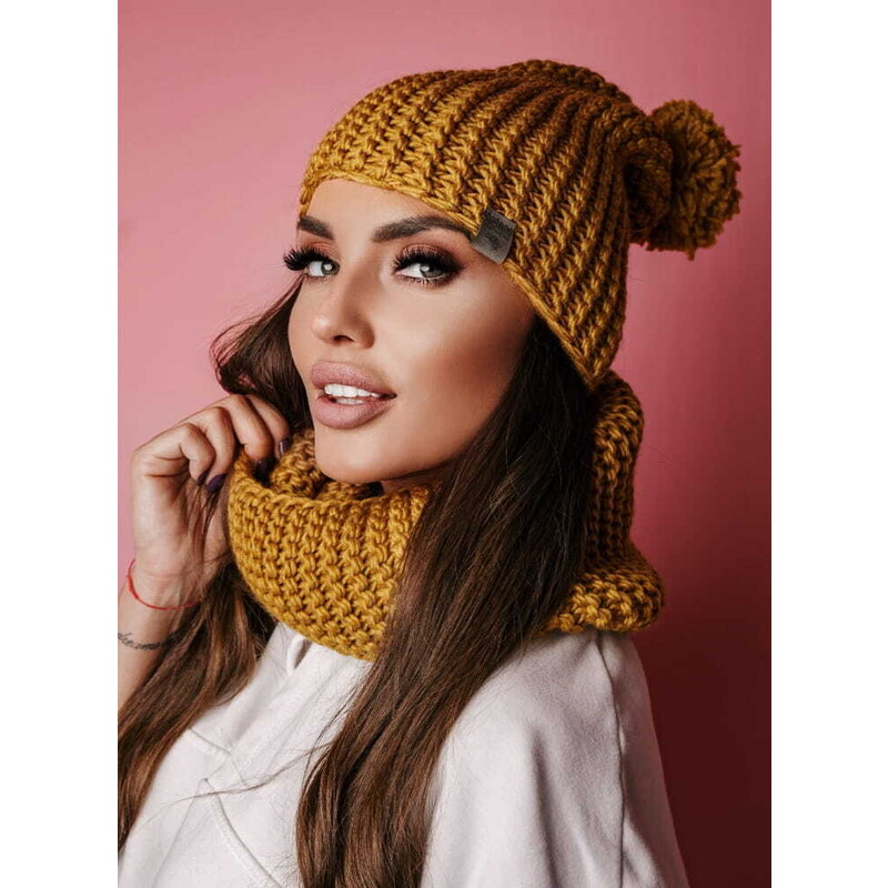 Fashionweek Dámsky zimný set čiapka + šál komin NB1027 48751370