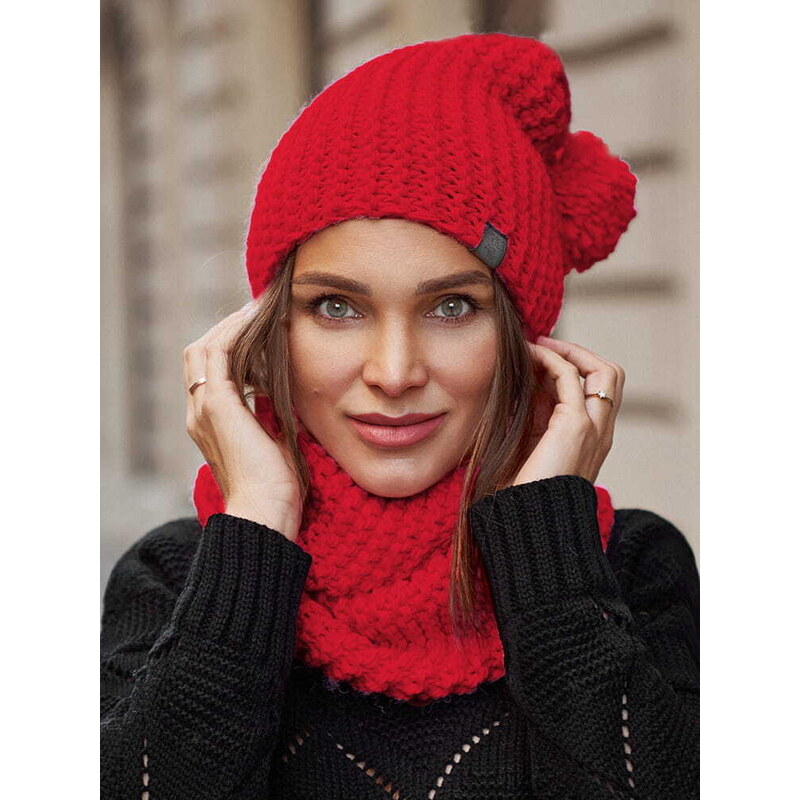 Fashionweek Dámsky zimný set čiapka + šál komin NB1027 48751375
