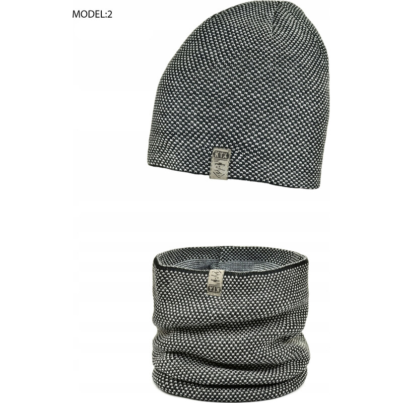 Fashionweek Zimné set - pánska čiapka a šál / golier v niekoľkých farbách ZIZI-M1