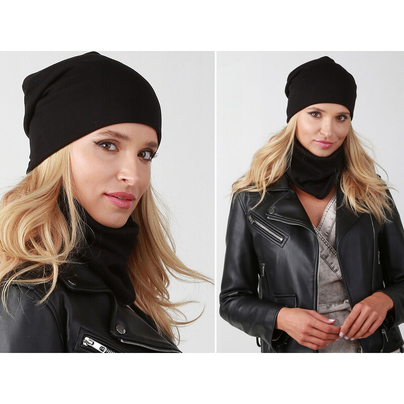 Fashionweek Dámsky zimný set čiapka + šál flísová podšívka ZIZI-B3 48751710