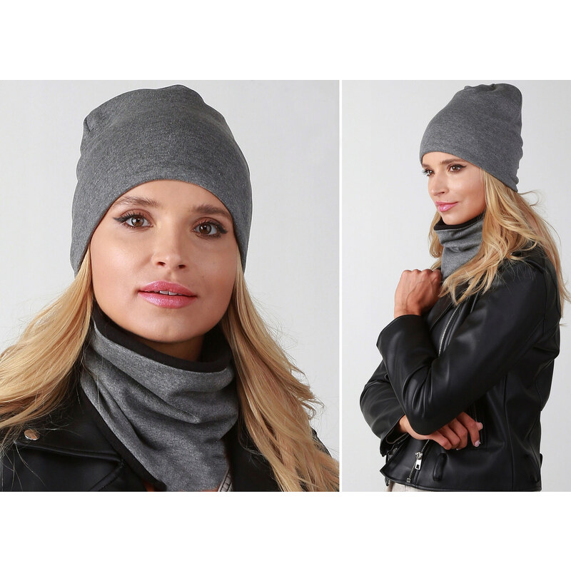 Fashionweek Dámsky zimný set čiapka + šál flísová podšívka ZIZI-B3 48751712