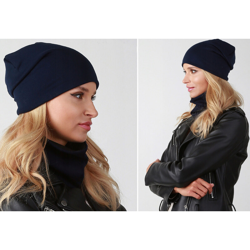 Fashionweek Dámsky zimný set čiapka + šál flísová podšívka ZIZI-B3 48751711