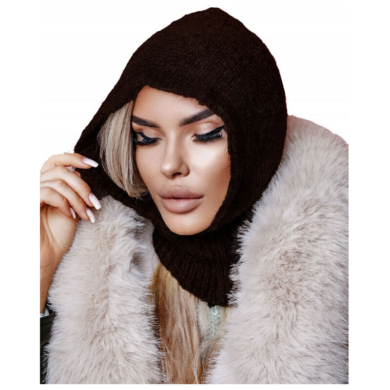 Fashionweek Zimná čiapka v štýle kukla WOOL01 48752847