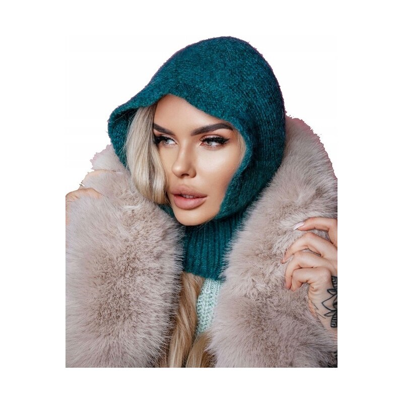 Fashionweek Zimná čiapka v štýle kukla WOOL01 48752850